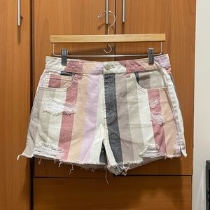 Multi Colored Forever 21 Denim Shorts